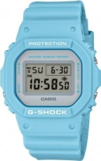 Casio G-Shock DW-5600SC-2DR Silikon / Gri / Mavi Kol Saati kullananlar yorumlar